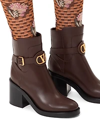 VLogo Signature Calfskin Ankle 70MM Boots