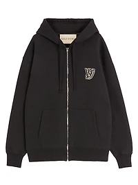 Cotton Hooded Sweatshirt with VG Patch