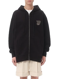 Cotton Hooded Sweatshirt with VG Patch