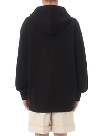 Cotton Hooded Sweatshirt with VG Patch