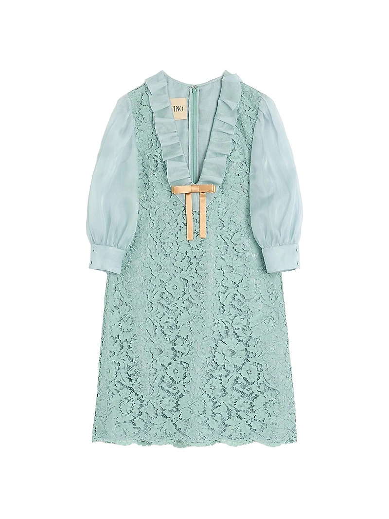 Short Dress Heavy Lace