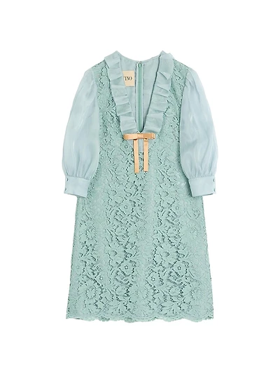 Short Dress Heavy Lace