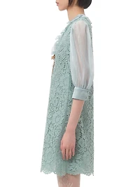 Short Dress Heavy Lace