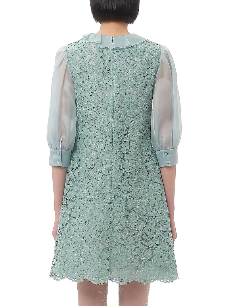 Short Dress Heavy Lace