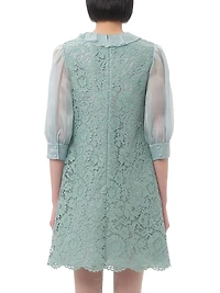 Short Dress Heavy Lace