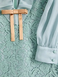 Short Dress Heavy Lace