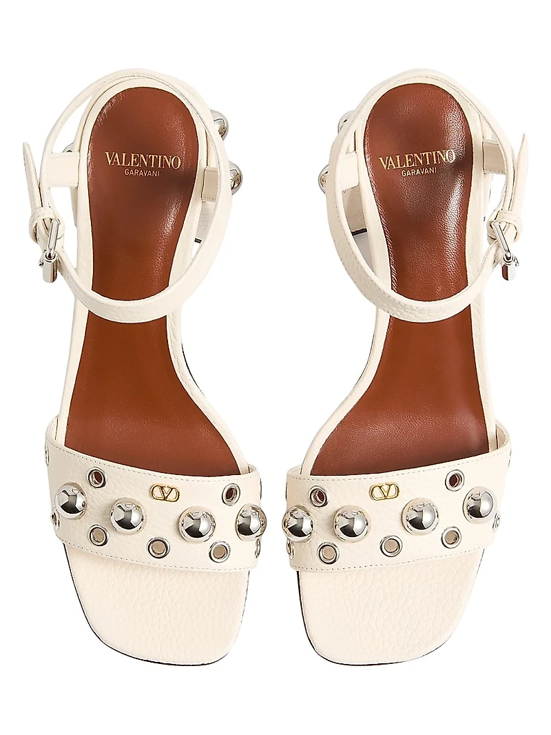 Nellcôte 60MM Sandals Grainy Calfskin