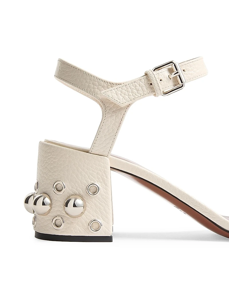 Nellcôte 60MM Sandals Grainy Calfskin