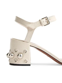 Nellcôte 60MM Sandals Grainy Calfskin