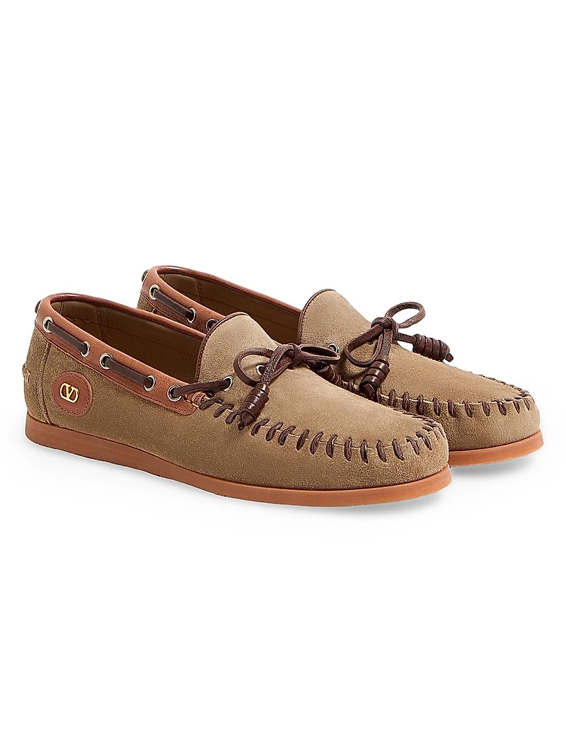 Palm Avenue Crust Leather Boat Shoes