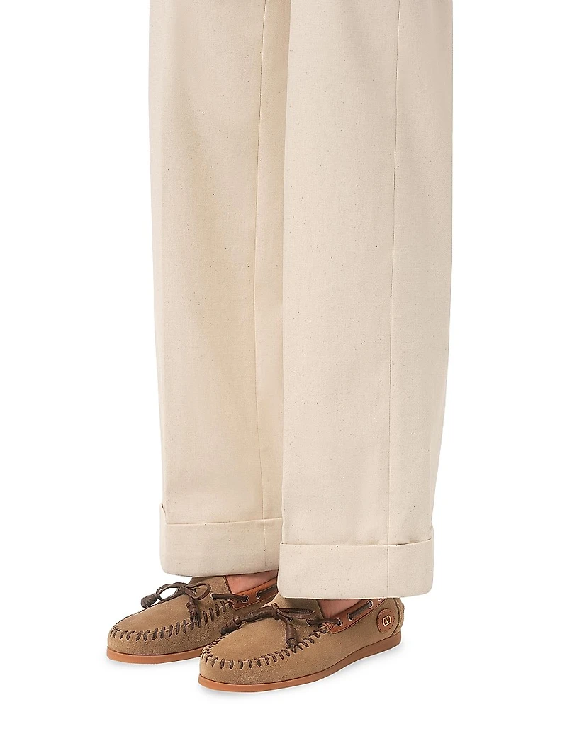 Palm Avenue Crust Leather Boat Shoes