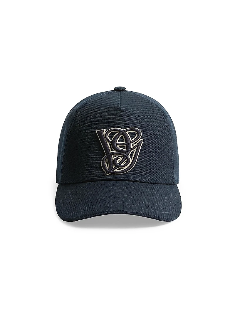 Cotton Baseball Cap with Embroidery