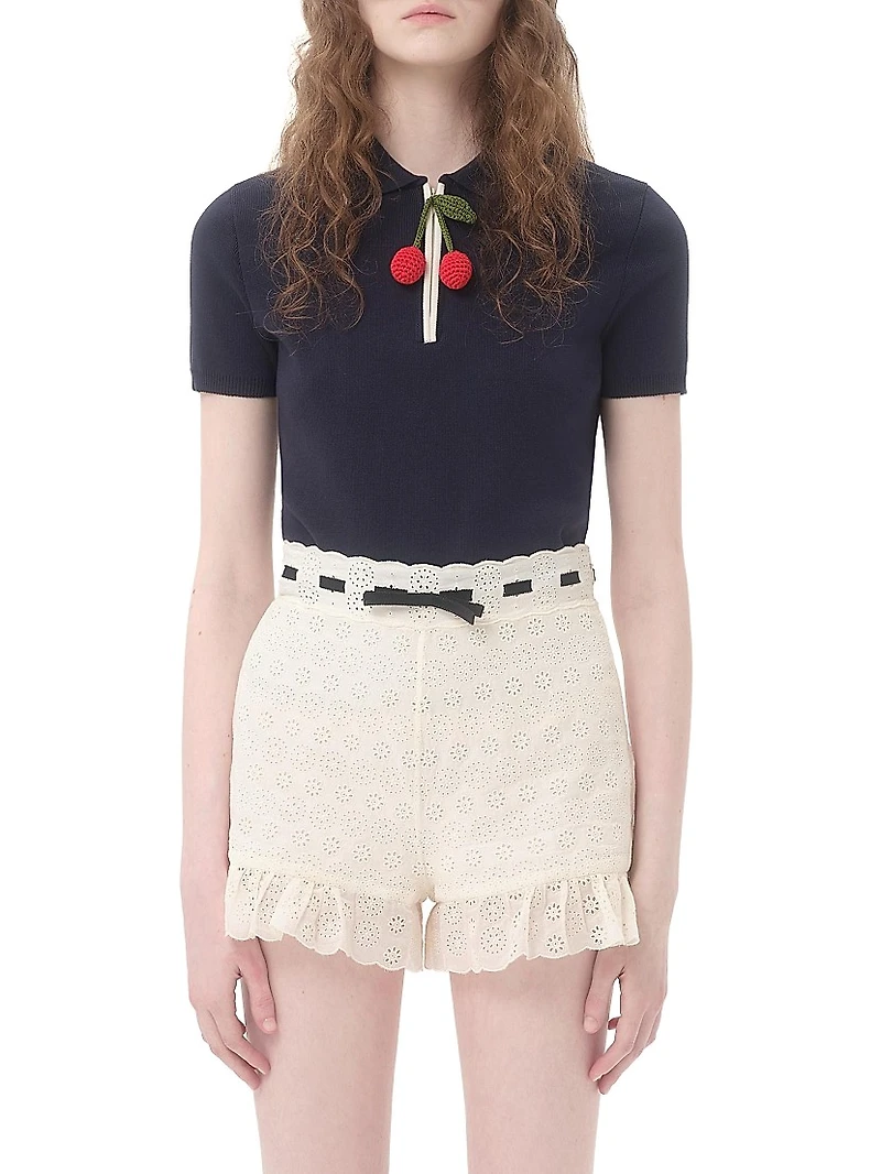 Cotton Top with Cherry