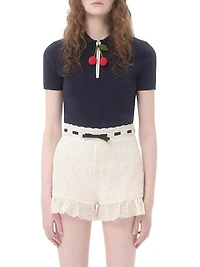 Cotton Top with Cherry