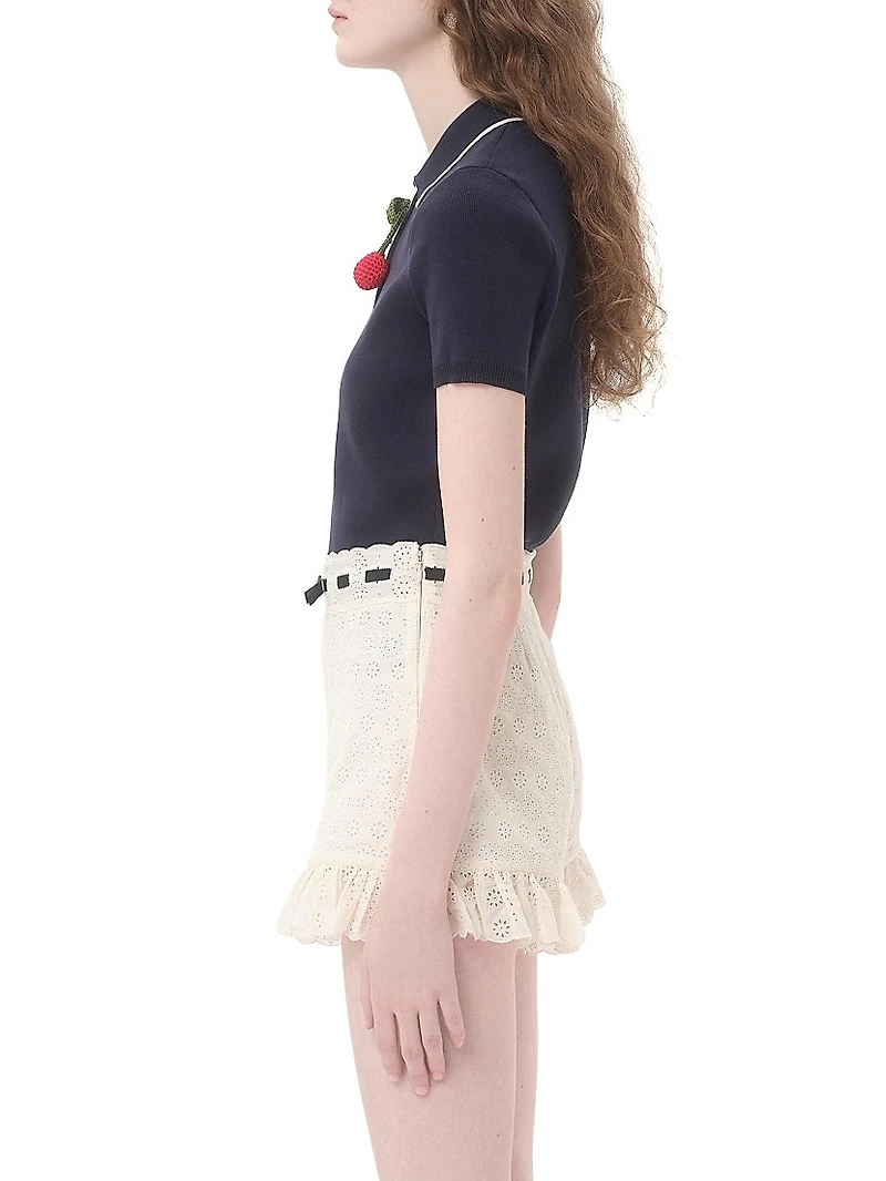 Cotton Top with Cherry
