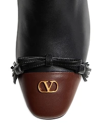 Valet Du Roi Kidskin Leather 60MM Ankle Boots