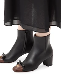 Valet Du Roi Kidskin Leather 60MM Ankle Boots