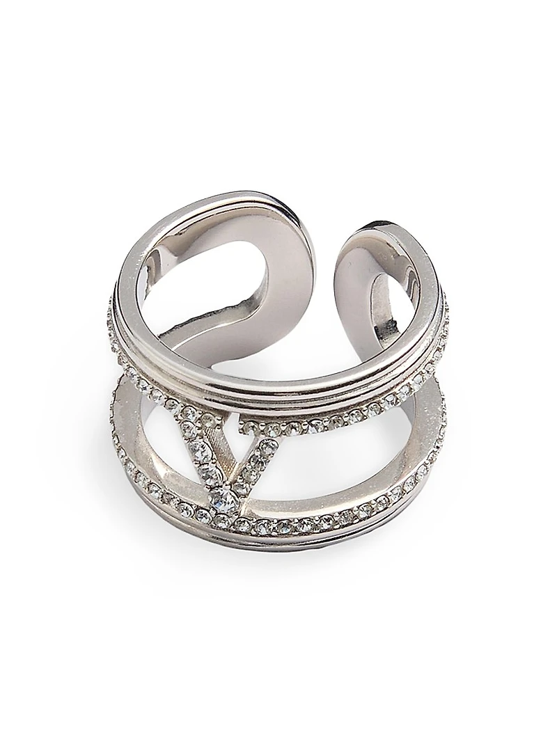 Ovalette Metal and Swarovski® Crystal Ring