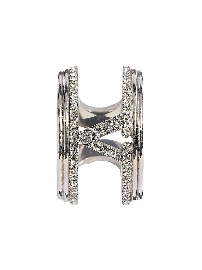 Ovalette Metal and Swarovski® Crystal Ring