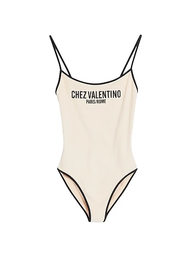 Lycra Piqué Swimsuit