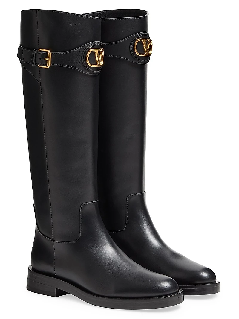 VLogo Signature 30MM Calfskin Boots