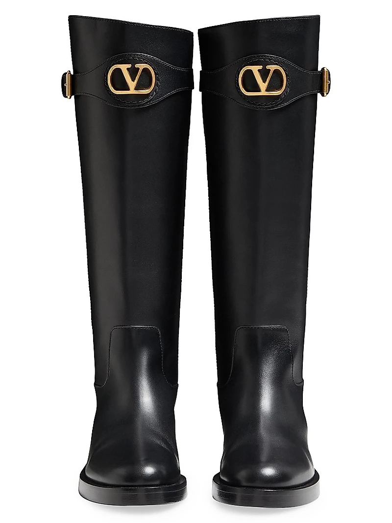 VLogo Signature 30MM Calfskin Boots