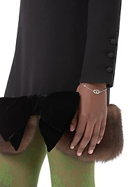 Vlogo Signature Bracelet Metal, Pearls and Swarovski® Crystals