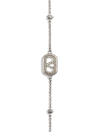 Vlogo Signature Bracelet Metal, Pearls and Swarovski® Crystals