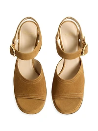 Fawcette Platform Crust Leather 100MM Sandals