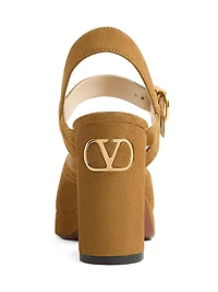 Fawcette Platform Crust Leather 100MM Sandals