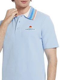 Knit Collar Classic Polo Shirt