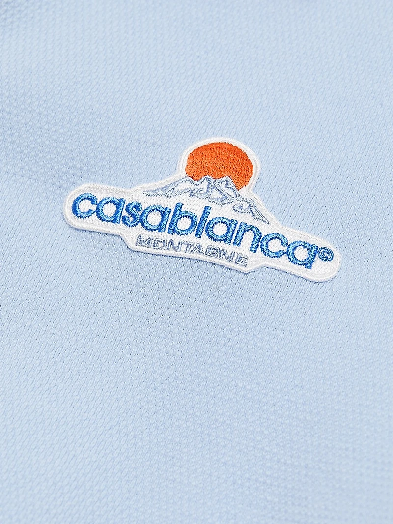 Knit Collar Classic Polo Shirt