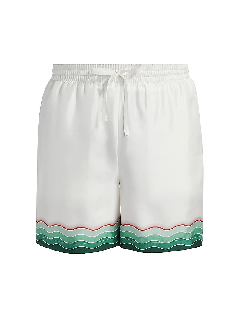 Silk Drawstring Shorts