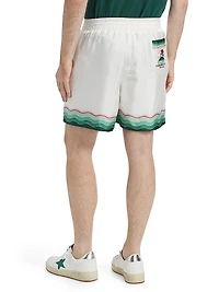 Silk Drawstring Shorts