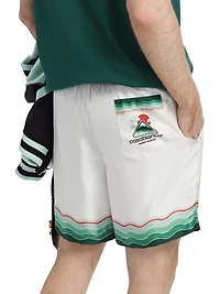 Silk Drawstring Shorts