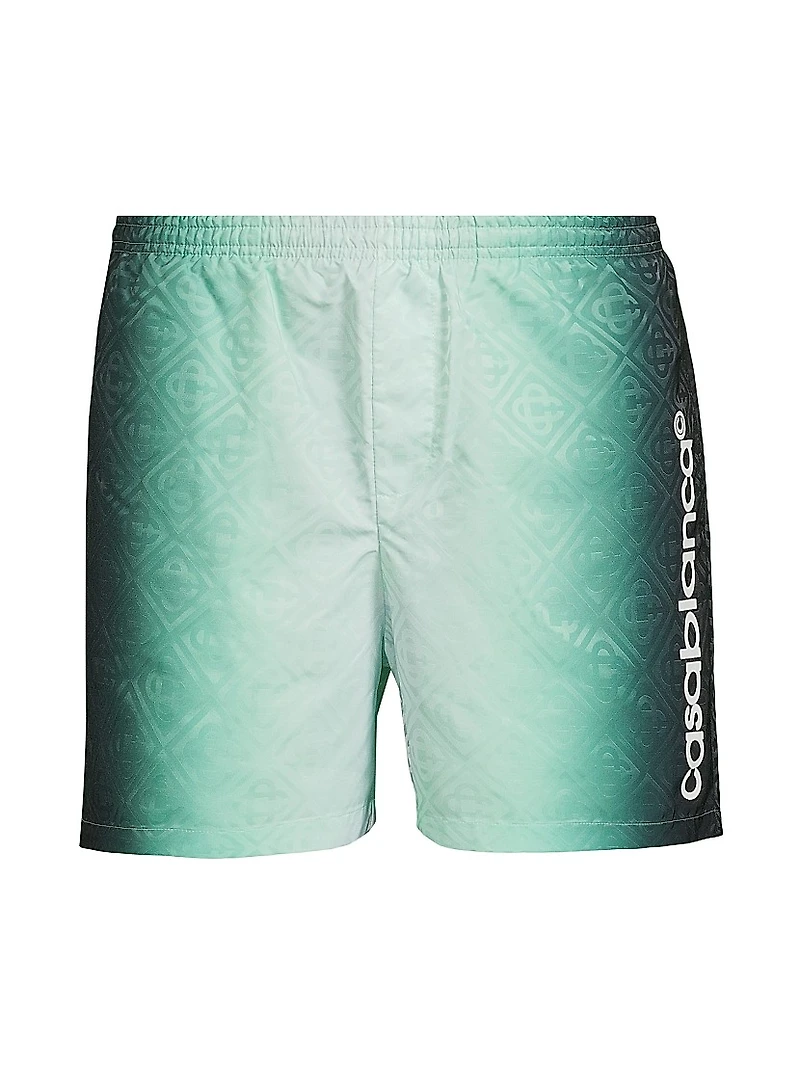 Jacquard Printed Swim Shorts