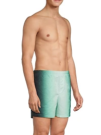 Jacquard Printed Swim Shorts