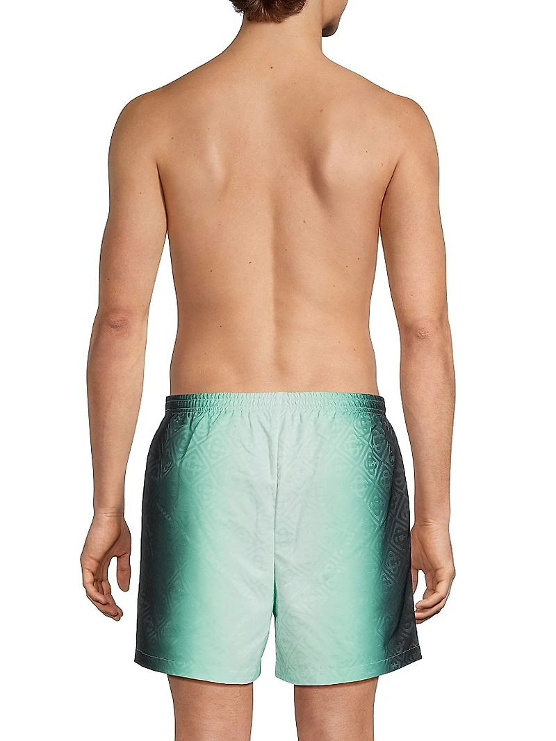 Jacquard Printed Swim Shorts
