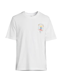 Casa Way Mountain-Print Cotton T-Shirt