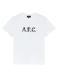Hugo Logo Cotton Crewneck T-Shirt