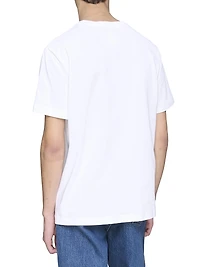 Hugo Logo Cotton Crewneck T-Shirt