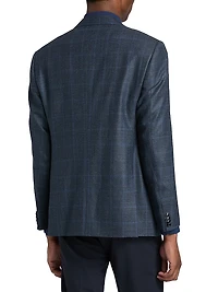 Windowpane Wool-Cashmere Sport Coat