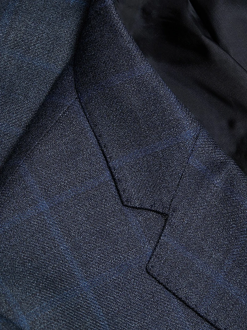 Windowpane Wool-Cashmere Sport Coat