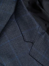 Windowpane Wool-Cashmere Sport Coat
