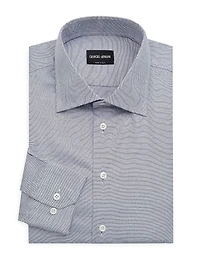 Dotted Cotton Dress Shirt
