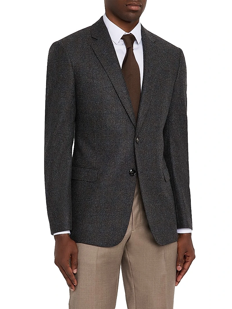 Wool-Cashmere Soft Sport Coat