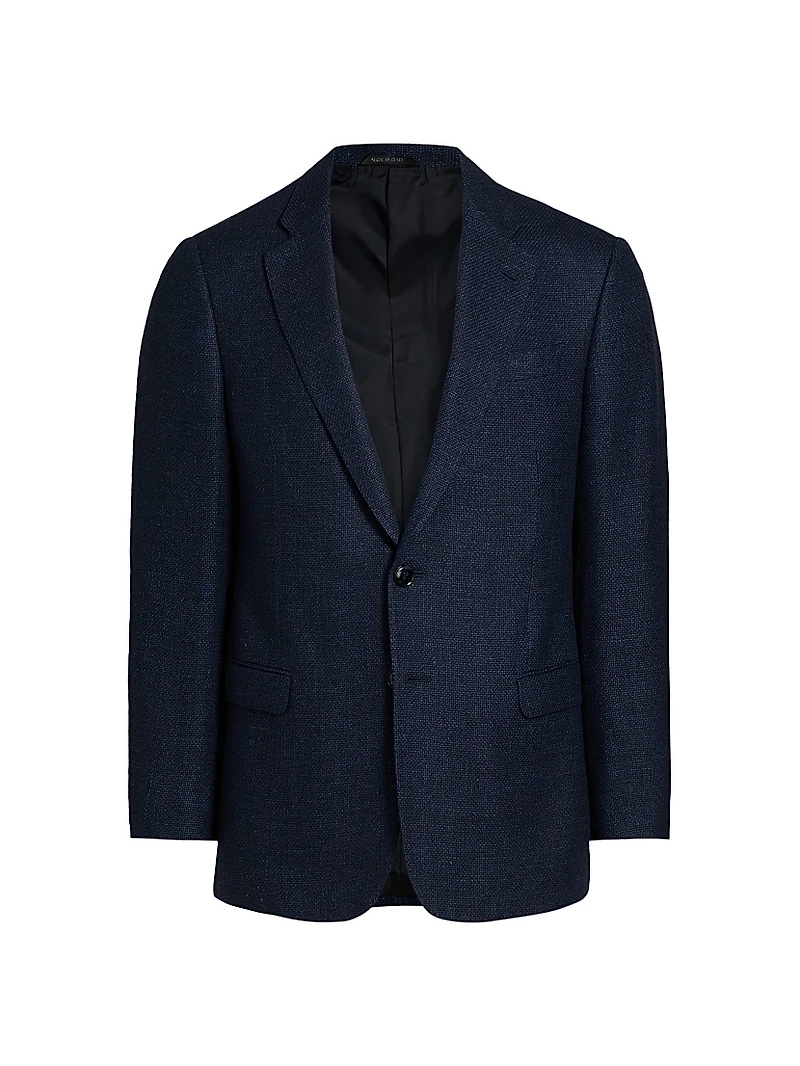 Textured Wool-Blend Sportcoat