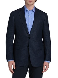 Textured Wool-Blend Sportcoat