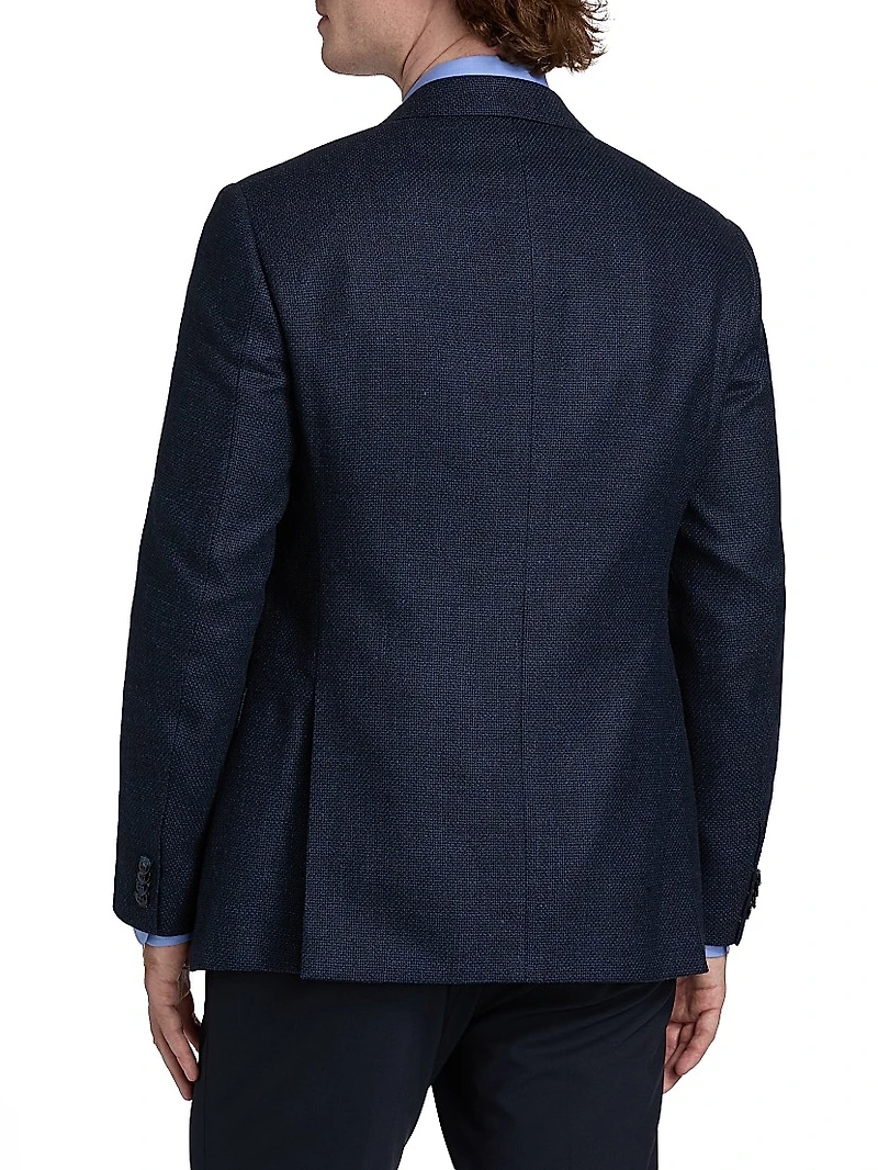 Textured Wool-Blend Sportcoat