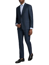 Wool Single-Breasted Suit